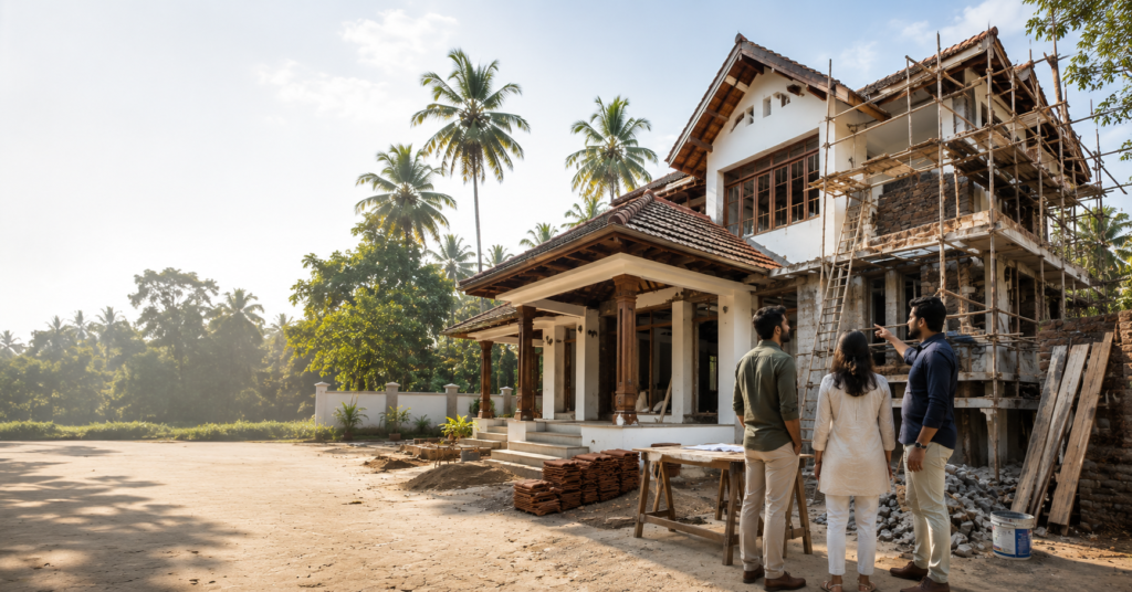 Renovation project by an architecture firm in Kerala