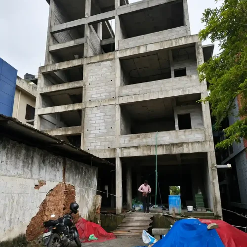 multi storey building designed by a structural engineering company in Kerala.